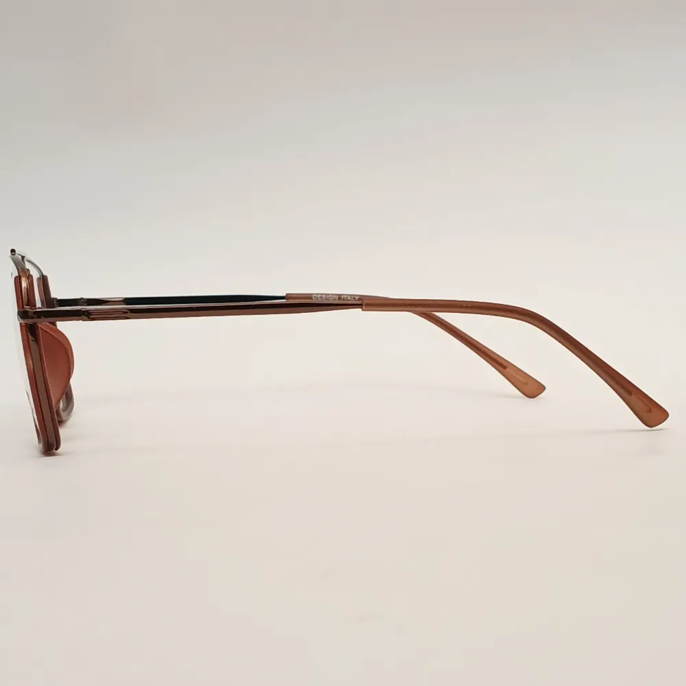 Men Women Aviator Geometric Metal Acetate Bronzebrown Medium Eyeglasses Efagmpum1 04 by Eye9 Optics