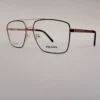 Men Women Aviator Geometric Metal Blackgold Large Eyeglasses Efagmul1 002 by Eye9 Optics