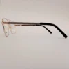 Men Women Aviator Geometric Metal Blackgold Large Eyeglasses Efagmul1 004 by Eye9 Optics
