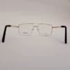 Men Women Aviator Geometric Metal Blackgold Large Eyeglasses Efagmul1 005 by Eye9 Optics