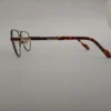 Men Women Aviator Geometric Metal Blackgoldleopard Medium Eyeglasses Efagmum2 04 by Eye9 Optics