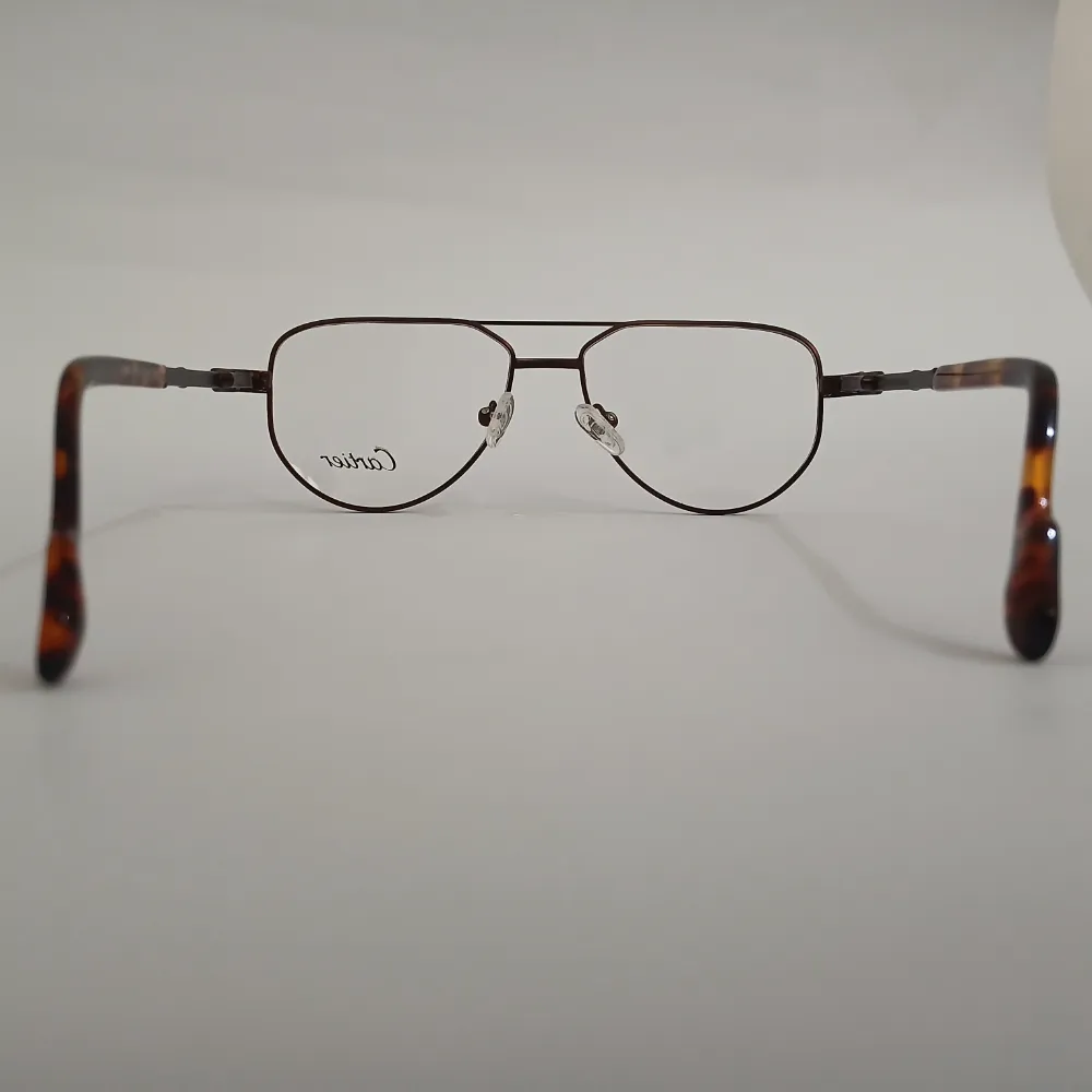 Men Women Aviator Geometric Metal Blackgoldleopard Medium Eyeglasses Efagmum2 05 by Eye9 Optics