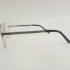 Men Women Aviator Geometric Metal Blacksilver Large Eyeglasses Efagmul1 04 by Eye9 Optics