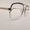 Men Women Aviator Geometric Metal Blacksilver Large Eyeglasses Efagmul2 03 by Eye9 Optics