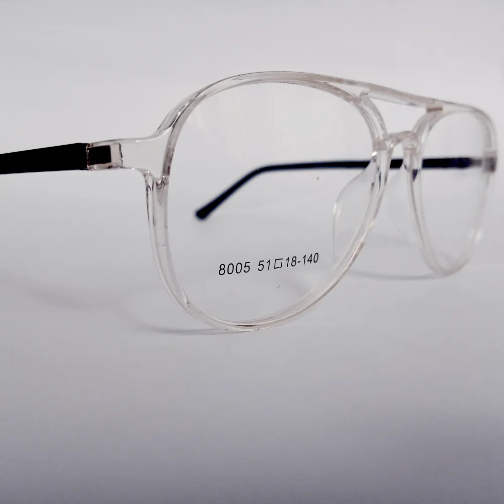 Men Women Aviator Oval Acetate Transparentblack Medium Eyeglasses Efaopum1 03 by Eye9 Optics