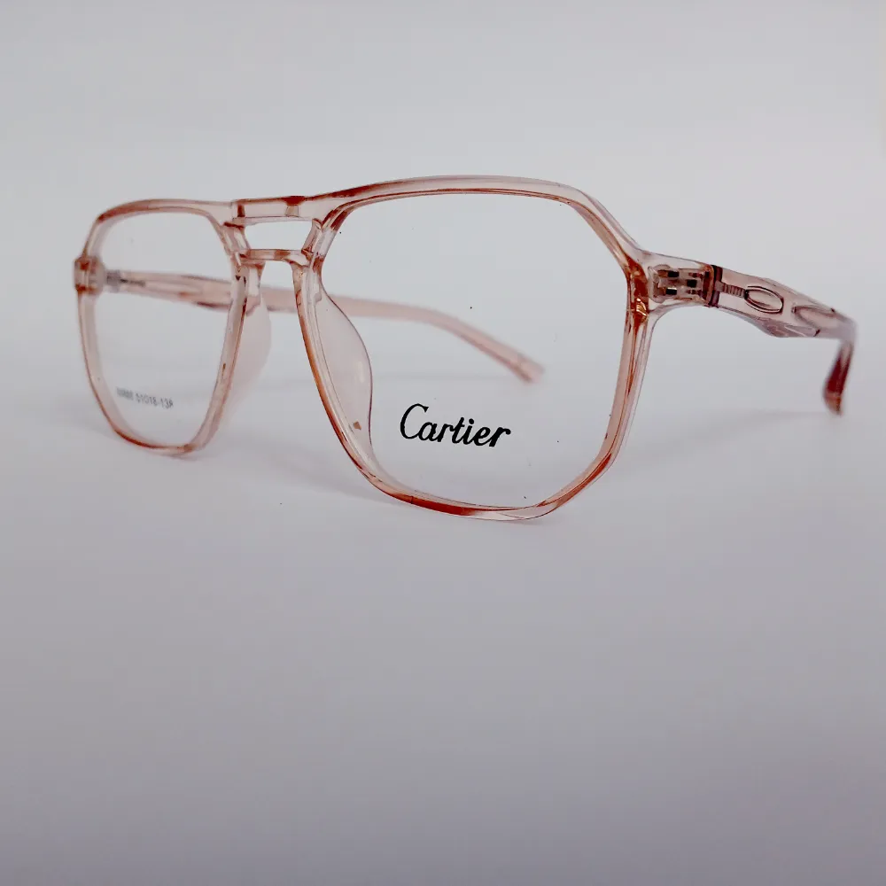 Men Women Aviator Oval Acetate Transparentbrown Medium Eyeglasses Efaopum2 02 by Eye9 Optics