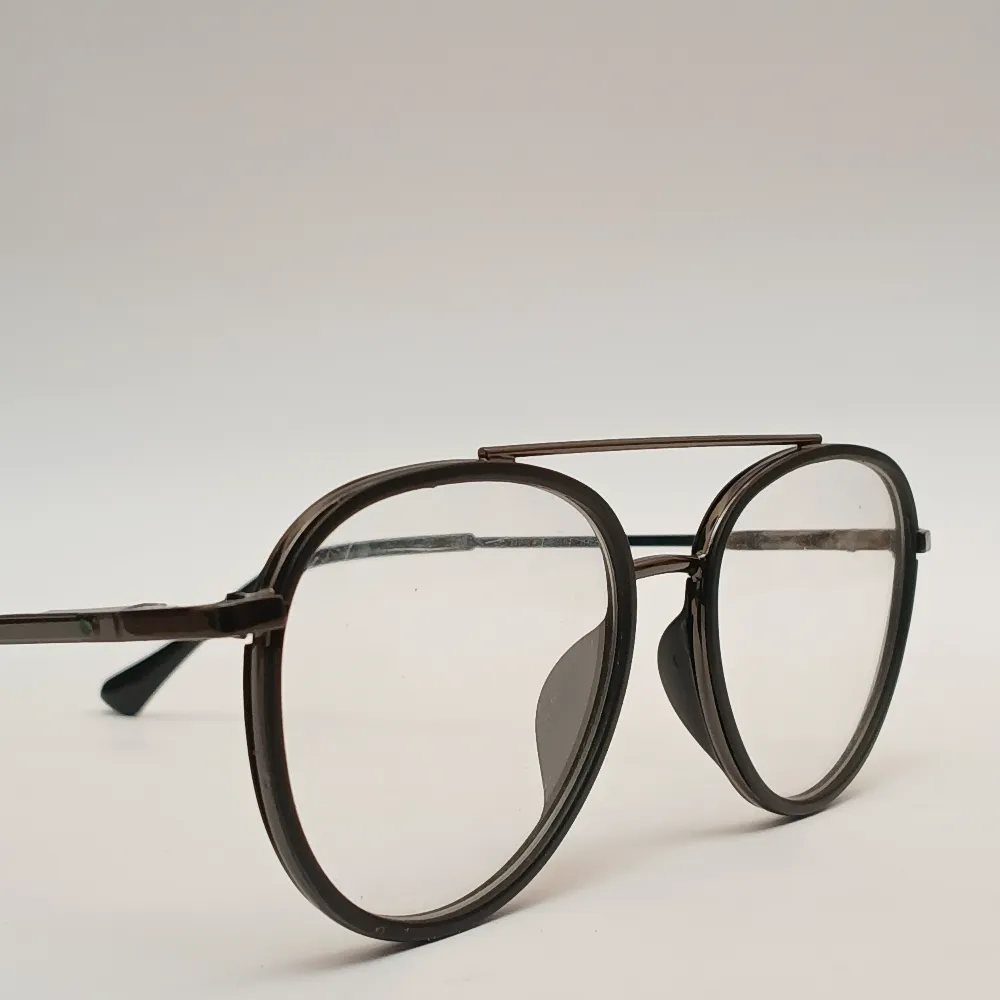 Men Women Aviator Oval Metal Acetate Black Medium Eyeglasses Efaompum1 08 by Eye9 Optics