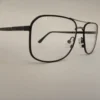 Men Women Aviator Oval Metal Blacksilver Medium Eyeglasses Efaomum3 03 by Eye9 Optics