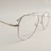 Men Women Aviator Oval Metal Silver Medium Eyeglasses Efaomum2 03 by Eye9 Optics