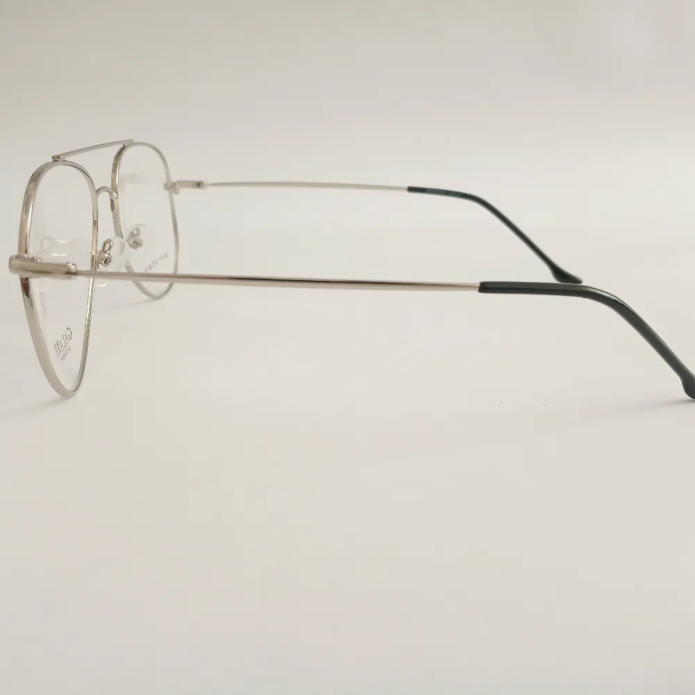 Men Women Aviator Oval Metal Silver Medium Eyeglasses Efaomum2 04 by Eye9 Optics