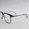 Men Women Browline Rectangle Metal Acetate Greengrey Large Eyeglasses Efbsmpul1 02 by Eye9 Optics