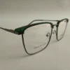 Men Women Browline Rectangle Metal Acetate Greengrey Large Eyeglasses Efbsmpul1 08 by Eye9 Optics