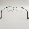 Men Women Browline Rectangle Metal Acetate Greengrey Large Eyeglasses Efbsmpul1 10 by Eye9 Optics