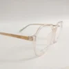 Men Women Geometric Acetate Transparentskin Medium Eyeglasses Efgpum1 03 by Eye9 Optics
