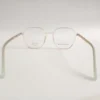 Men Women Geometric Acetate Transparentskin Medium Eyeglasses Efgpum1 05 by Eye9 Optics