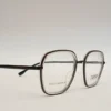 Men Women Geometric Metal Acetate Transparentblack Medium Eyeglasses Efgmpum3 03 by Eye9 Optics