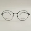 Men Women Geometric Metal Black Small Eyeglasses Efgmus1 06 by Eye9 Optics