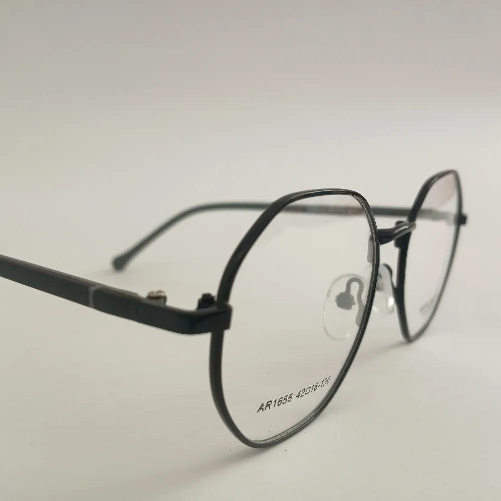 Men Women Geometric Metal Black Small Eyeglasses Efgmus1 09 by Eye9 Optics