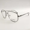 Men Women Geometric Metal Grey Medium Eyeglasses Efgmum5 02 by Eye9 Optics