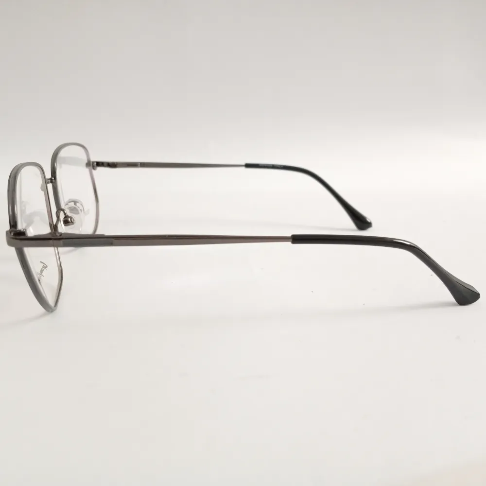 Men Women Geometric Metal Grey Medium Eyeglasses Efgmum5 04 by Eye9 Optics