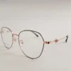 Men Women Geometric Oval Metal Blackrosegold Medium Eyeglasses Efgomum1 02 by Eye9 Optics