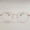 Men Women Geometric Oval Metal Rosegold Medium Eyeglasses Efgomum1 01 by Eye9 Optics