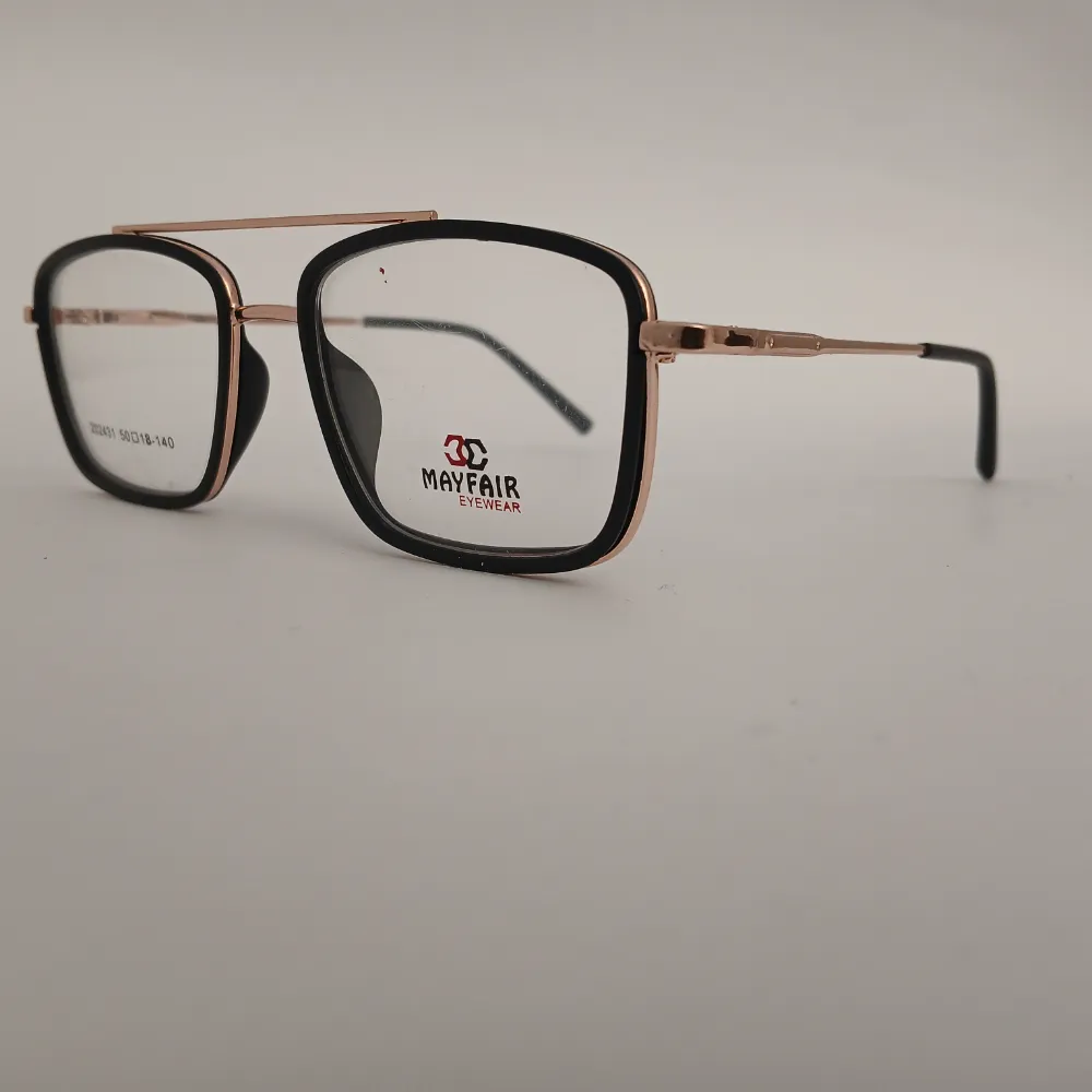 Men Women Navigator Metal Acetate Blackcoppergold Medium Eyeglasses Efasmpum3 02 by Eye9 Optics