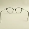 Men Women Oval Acetate Metal Blackgold Small Eyeglasses Efopmus1 05 by Eye9 Optics