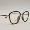 Men Women Oval Metal Acetate Blacksilver Large Eyeglasses Efompul1 03 by Eye9 Optics