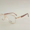 Men Women Oval Metal Goldbrown Medium Eyeglasses Efomum6 02 by Eye9 Optics
