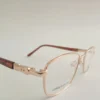 Men Women Oval Metal Goldbrown Medium Eyeglasses Efomum6 03 by Eye9 Optics
