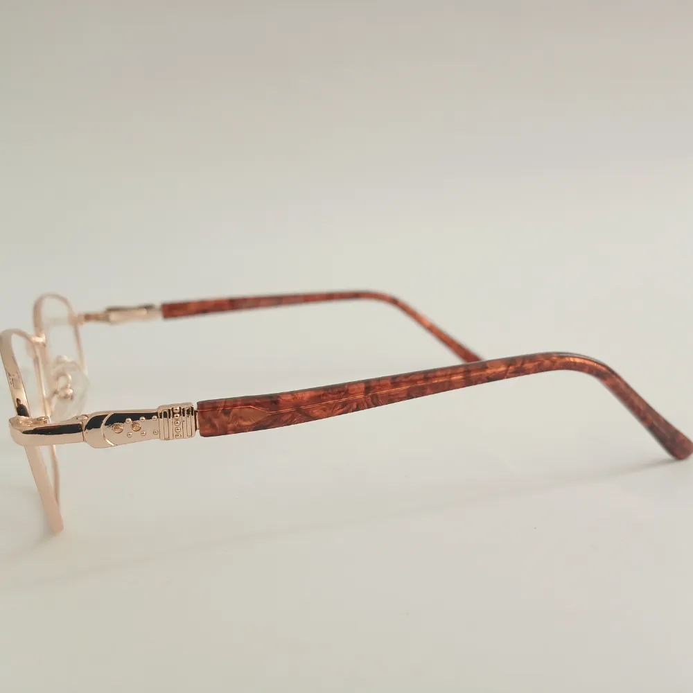 Men Women Oval Metal Goldbrown Medium Eyeglasses Efomum6 04 by Eye9 Optics