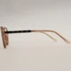 Men Women Oval Metal Transparentbrown Medium Eyeglasses Efopum1 04 by Eye9 Optics