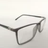 Men Women Rectangle Acetate Black Medium Eyeglasses Efspum6 003 by Eye9 Optics