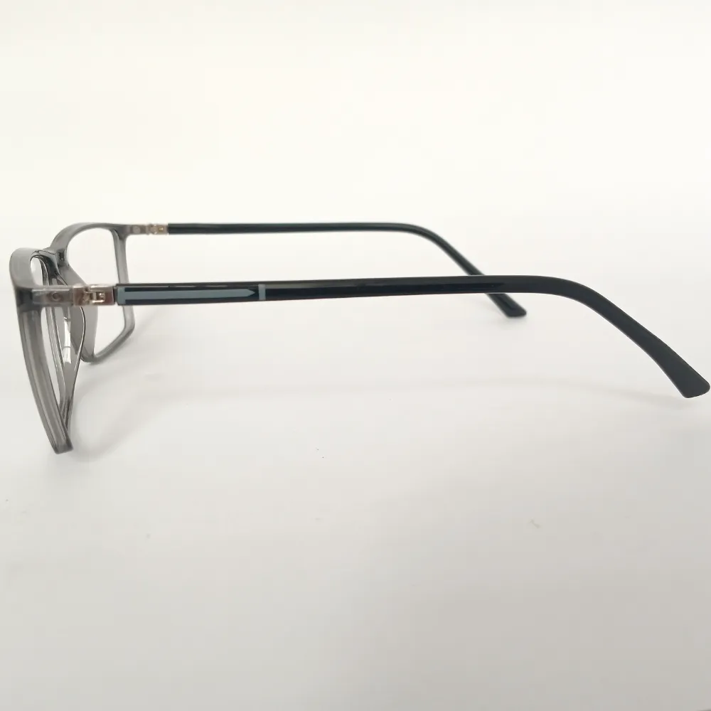 Men Women Rectangle Acetate Black Medium Eyeglasses Efspum6 004 by Eye9 Optics