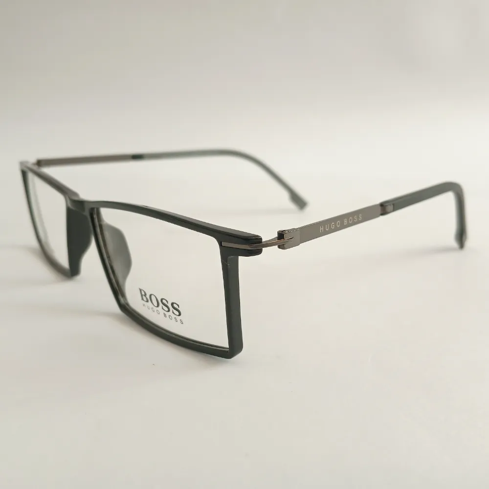 Men Women Rectangle Acetate Metal Blackgrey Medium Eyeglasses Efspmum1 02 by Eye9 Optics