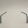 Men Women Rectangle Acetate Metal Transparentblack Medium Eyeglasses Efspmum2 05 by Eye9 Optics
