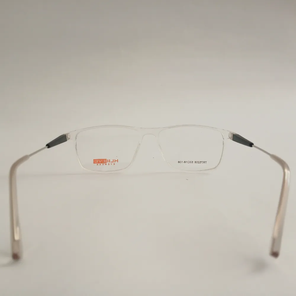 Men Women Rectangle Acetate Metal Transparentsilver Large Eyeglasses Efspmul1 05 by Eye9 Optics