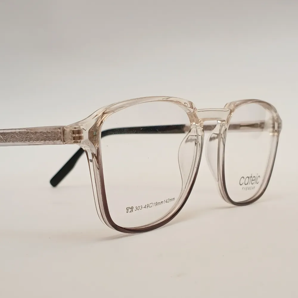 Men Women Rectangle Acetate Transparentblack Medium Eyeglasses Efspum2 03 by Eye9 Optics
