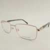 Men Women Rectangle Metal Acetate Goldbrown Medium Eyeglasses Efsmpum3 02 by Eye9 Optics