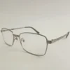Men Women Rectangle Metal Acetate Greyblack Medium Eyeglasses Efsmpum1 02 by Eye9 Optics