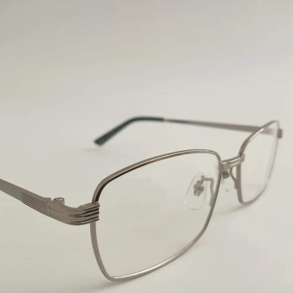 Men Women Rectangle Metal Acetate Greyblack Medium Eyeglasses Efsmpum1 03 by Eye9 Optics