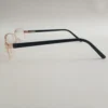 Men Women Rectangle Metal Acetate Halfrim Goldblack Large Eyeglasses Ehsmpul2 04 by Eye9 Optics