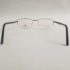 Men Women Rectangle Metal Acetate Halfrim Goldblack Large Eyeglasses Ehsmpul2 05 by Eye9 Optics
