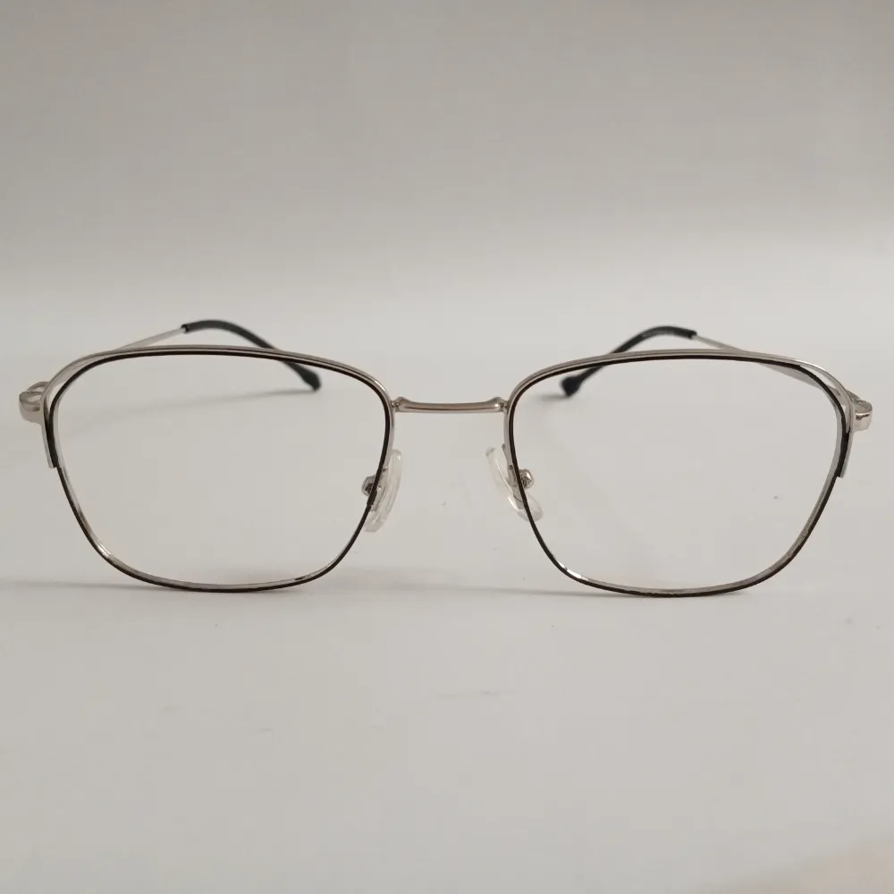 Men Women Rectangle Metal Blacksilver Medium Eyeglasses Efsmum1 01 by Eye9 Optics