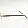 Men Women Rectangle Metal Halfrim Goldblack Large Eyeglasses Ehsmul1 04 by Eye9 Optics
