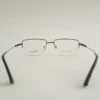 Men Women Rectangle Metal Halfrim Greygreysilver Large Eyeglasses Ehsmul2 05 by Eye9 Optics