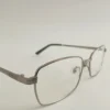 Men Women Rectangle Metal Silver Large Eyeglasses Efsmul1 003 by Eye9 Optics