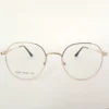 Men Women Round Metal Gold Medium Eyeglasses Efomum11 001 by Eye9 Optics