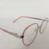 Women Round Metal Pinksilver Small Eyeglasses Efomws3 003 by Eye9 Optics